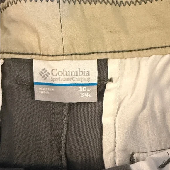 Columbia Gray Flex Mens Pants 30x34 - Picture 5 of 5
